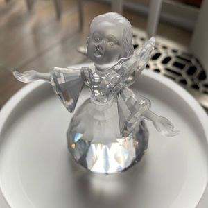Swarovski crystal angel figurine